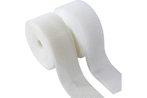 Sew on Hook and Loop Strips 2in x 3yd | Easy to Sew | Excellent Grip | Non-Adhesive Back Nylon Strips Fabric Fastener Non-Adh