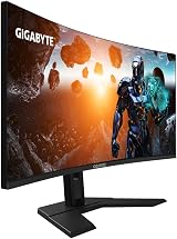 Gigabyte GS34WQC 34 inch WQHD Curved Monitor 3440x1440 135Hz OC view 3
