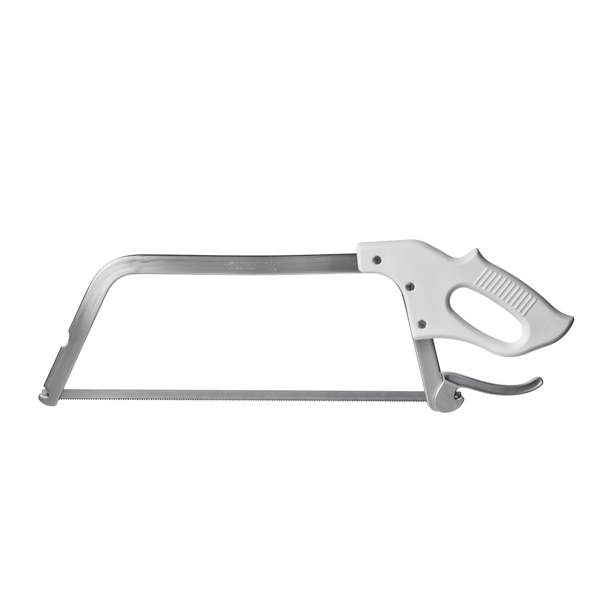 Fischer Bargoin American Style Professional Butcher Saw, Stainless Steel Frame with Ergonomic Handle (45cm, 17.5")