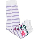 RuffleButts Baby/Toddler Girls Patterned Footless Ruffled Tights