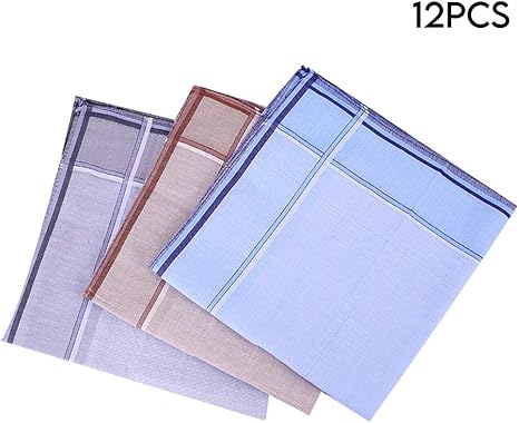 Amazon Co Jp 12枚セット ハンカチ メンズ ハンカチ メンズビジネスハンカチ 綿100 ビジネスマンハンカチ 紳士ハンカチ 父の日 ギフト 通勤 ビジネス 色 チェック柄 ピュアホワイト ホーム キッチン