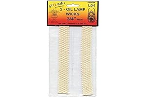 Glo Brite by 21St Century L04 Wide Cotton Lamp Wicks, 3/4-Inch