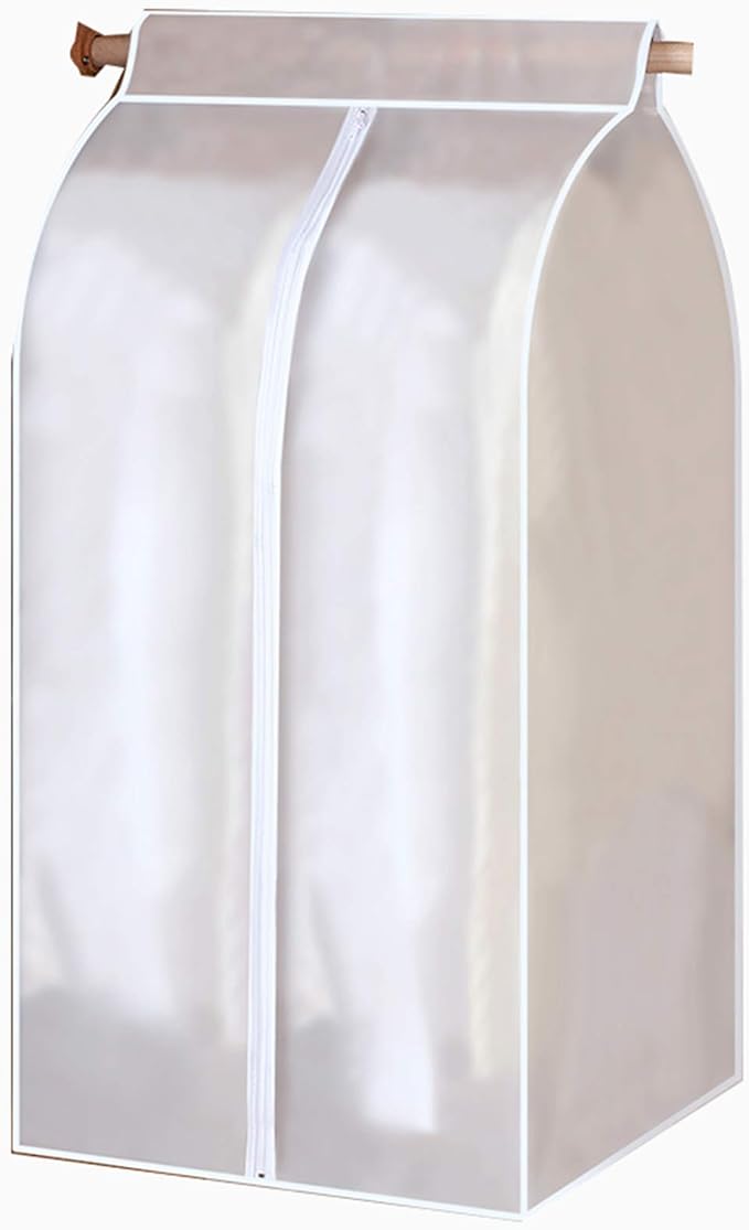 Funda para Ropa translúcida Funda Protectora de Polvo Peva con Cinta y