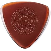 Jim Dunlop Primetone&reg; Small Triangle Grip Pick 1.4MM - 3 Pack