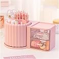 STORICANS Make-up-Organizer Aus Acryl – 2 Stapelbare Schubladen, Transparent, 11,4 Cm Hoch, Mit Griff
