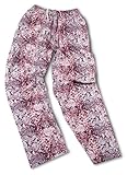 Zubaz Snakeskin Zebra Pants, Blue Red