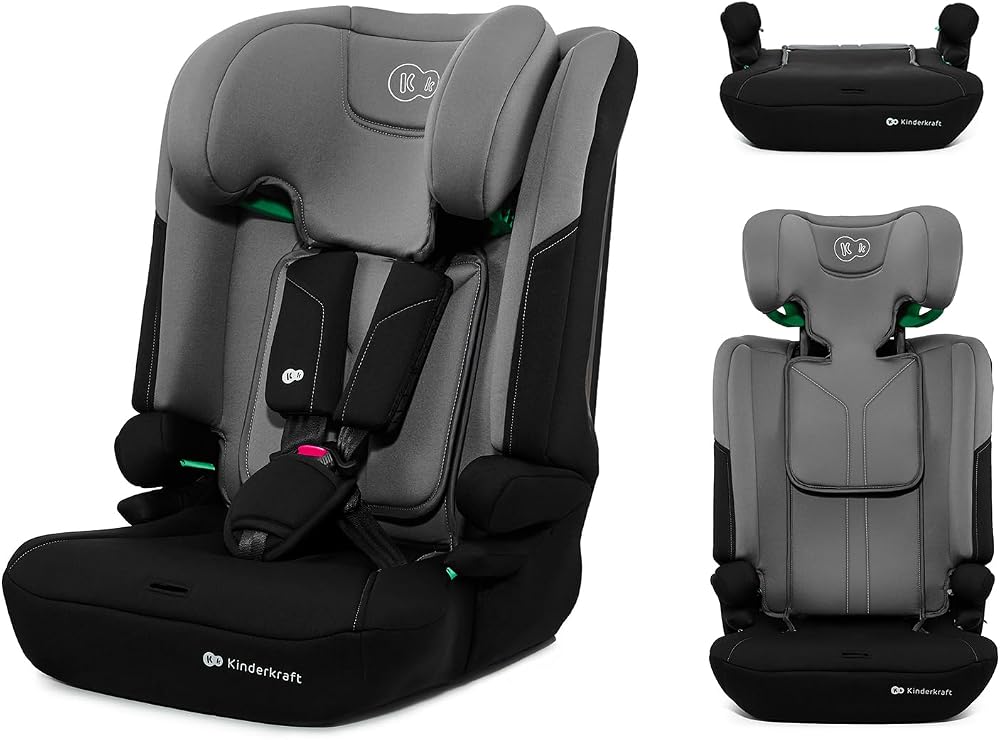 Kinderkraft i-Comfy Car Seat 76-150 cm Dark Gray 5-Point Harness