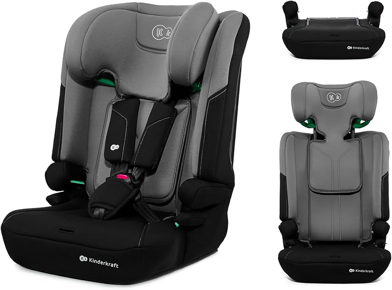 Kinderkraft i-Comfy Car Seat 76-150 cm Dark Gray 5-Point Harness