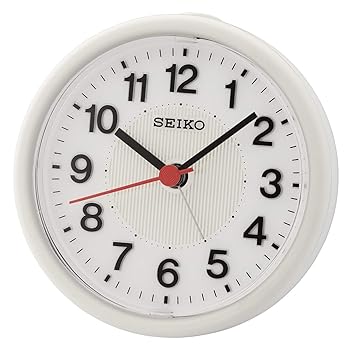 Seiko Wecker, Kunststoff, weiß 9.3 x 3.2 x 6.3