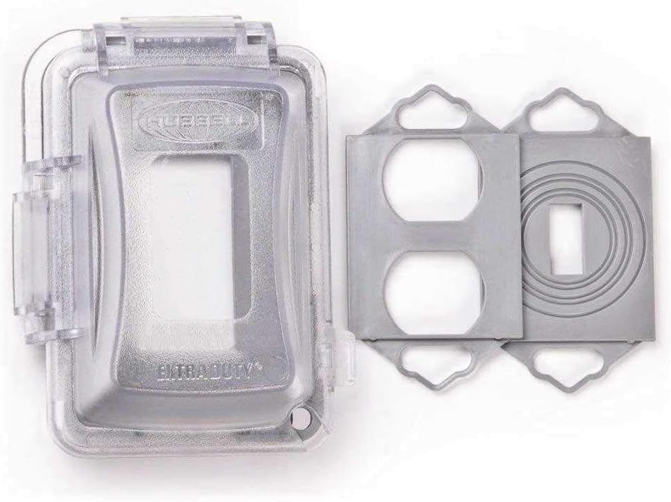 TayMac MM420C Single Gang Non-Metallic Weatherproof In-Use Cover, Clear - - 