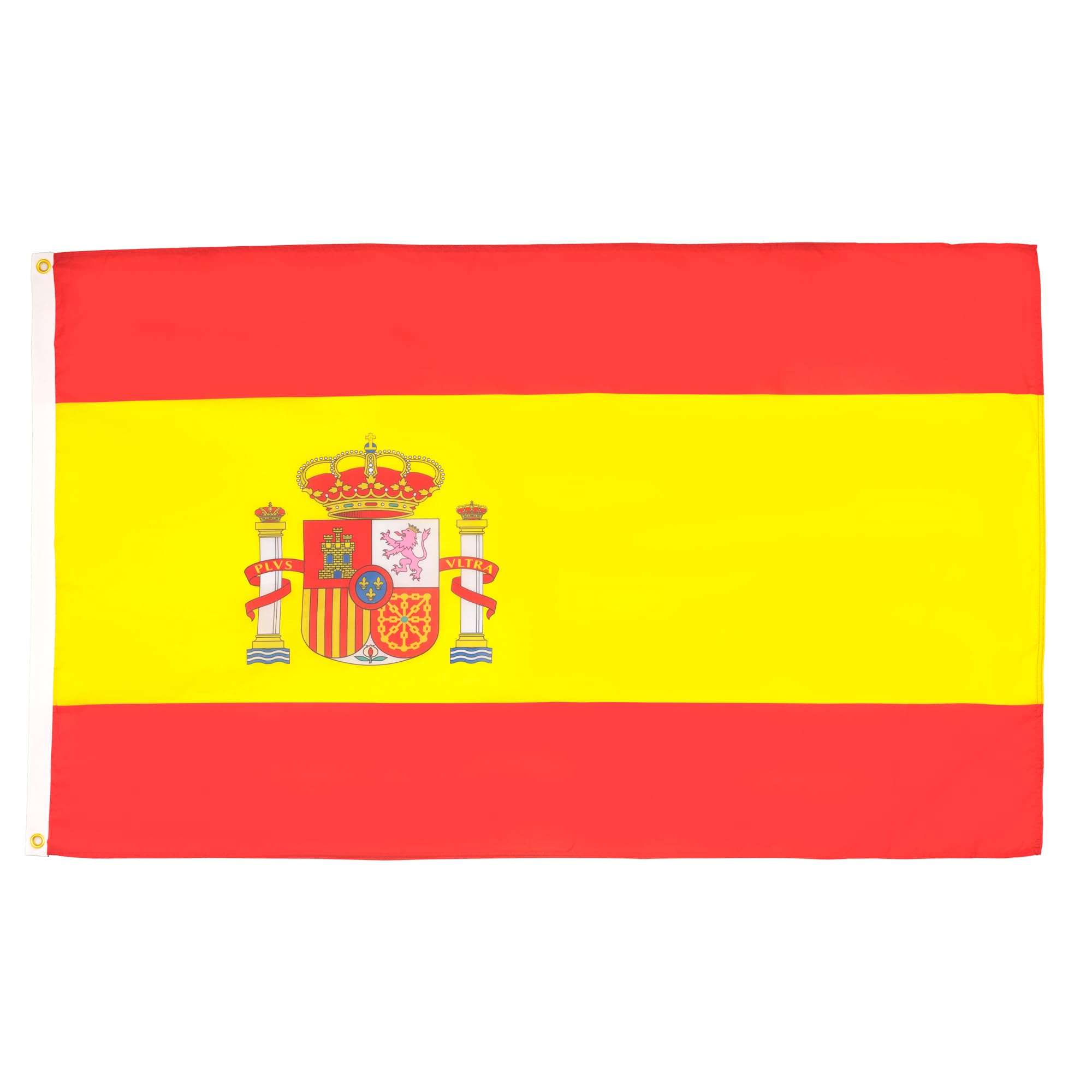 AZ FLAG - Spain Flag - 3x5 Ft - Light Polyester Spanish Banner with Two Brass Eyelets - Fade Resistant - Vivid Colors - 3' x 5' Feet - 150x90 Cm — image 1
