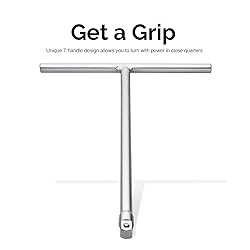 Neiko 01135A 3/8-inch Drive T-Handle Wrench with