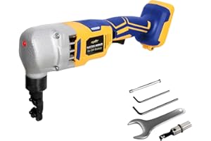 Cordless Metal Nibbler Compatible with Dewalt 20V Battery(Tool Only), 18 Gauge Brushless Electric Power Metal Shear Sheet Ste