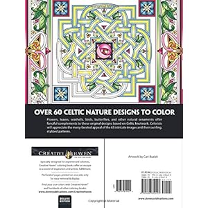 Creative Haven Deluxe Edition Celtic Nature Coloring Book (Adult Coloring)