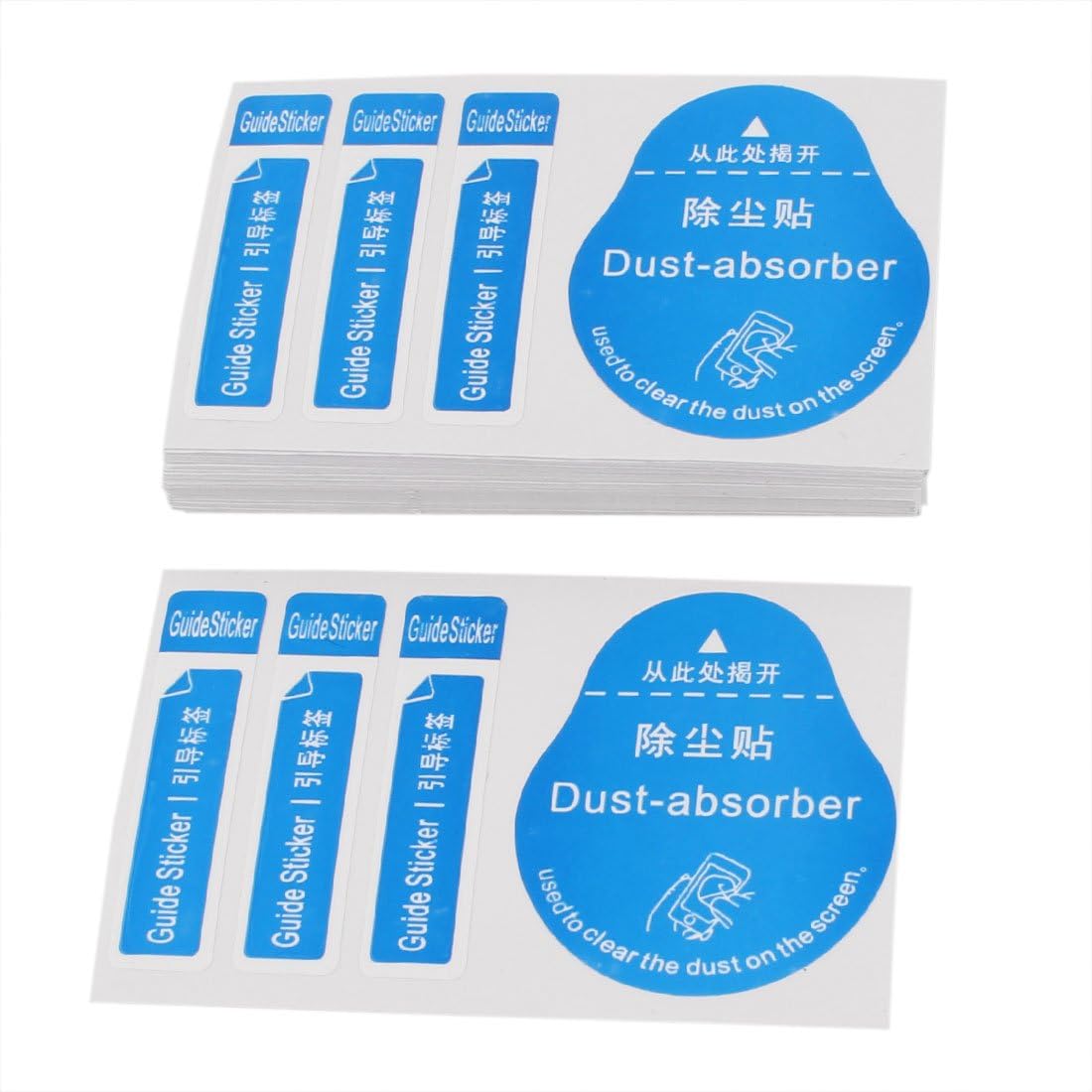 Dust Absorber LCD Dedust Sticker for Cell Phone Tablet Screen 50Pcs ...