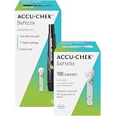 Accu-Chek Softclix Diabetes Lancing Device and 110 Softclix Lancets | Diabetic Blood Glucose Testing