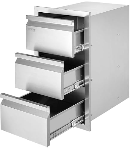 Tiroir Pour Barbecue En Acier Inoxydable 76x58x16,5 Cm - Neuf, Design Moderne, Fabriqué En Allemagne