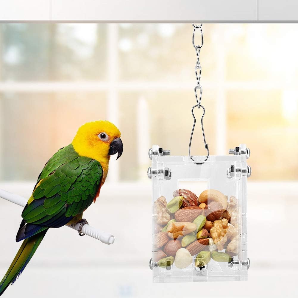 Bird Forager Food Toy Food Toy Acrylic Parrot Feeder Basket Food Puzzle Toys Creative Food Search Systems For Birds Parakeet Calo - Image 4
