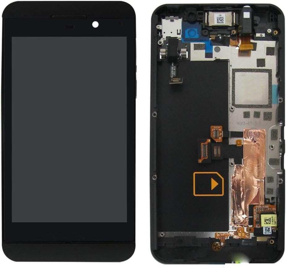 For Blackberry Z10 4G LCD Display+frame +Touch Screen Digitizer Assembly (Black)