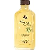 Yves Rocher Mono&iuml; de Tahiti Traditional Nourishing Body &amp; Hair Oil &mdash; 97% Pure Tahitian Monoi with Tiare Flower, Deep Moisturizing Oil for Silky Skin &amp; Soft Hair, 3.3 fl oz