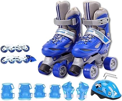 Rollers Quad A Roulettes Skate Boys Girls Debutants Enfants Ensemble Flash Reglable Hommes Femmes 3 12 Ans Roller Enfant Patins A Roulettes Blue S 27 31 Amazon Fr Jardin