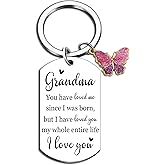 Ikacvb Mothers Day Gifts Grandma Keychain Best Gifts For Grandma Christmas Birthday Gift Ideas Grandmother Gifts For Grandmas From Grandkids