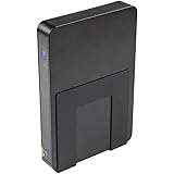 HIDEit Mounts Uni-S VESA Mount - Black Steel Adjustable Small Device Wall Mount - Cable Box Wall Mount, DVD Player Wall Mount