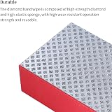 POHOVE 4pcs Diamond Hand Polishing Pads 60 120 200 400 for Glass Tile view 5