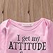 Alicado Newborn Infant Baby Girls Cotton Bodysuit Romper Jumpsuit Clothes Outfits (0-3Months) Pink