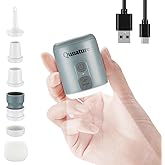 Qunature Portable Air Pump for Inflatables, 4.5KPa Mini Tiny Air Pump with with 1600mAh Battery&Camping Light,Rechargeable Electric Pump Inflate Deflate for Air Bed