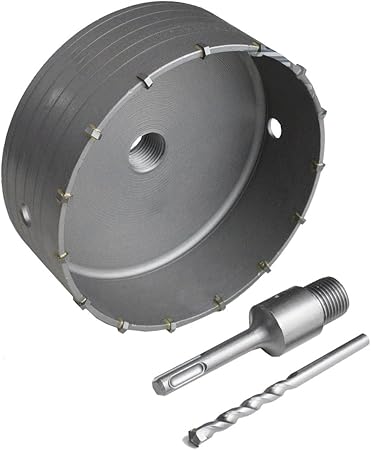 Trepan Scie Cloche Boite Foret Trou Foret Hss Sds Plus 150 Mm Avec Foret Sds100 Amazon Fr Bricolage