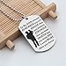 Best Gifts for Son to My Son Dog Tag Necklace Personalized Father Son Pendant Father to Son Gift (to My Son Necklace)