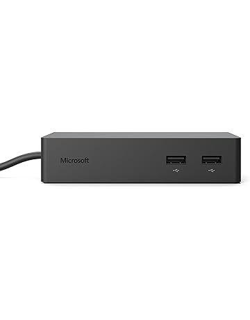 Microsoft - Base dock para Surface, color negro