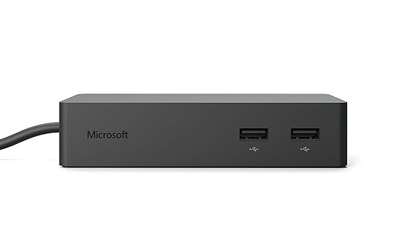 Microsoft Surface Dock (geeignet für Surface book, Pro 4, Pro 3) schwarz