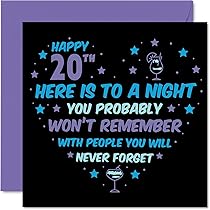 その他 Birthday Cards for 20 Years Amazon.com : Unique 20th Birthday Card - Inspirational 20th