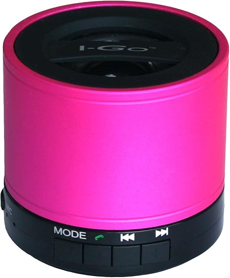 pink portable bluetooth speaker