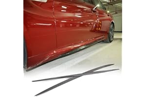 MCARCAR KIT Carbon Fiber Side Skirts Fit for Alfa Romeo Giulia Base & Sport Sedan 2015-2022 Under Door Rocker Panels Valance Extension Lip Add-on