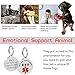 Beirui ESA Dog ID Tag - Personalized Engrave Stainless Steel Dog ID Tags Switch to Collars and Vest - Custom Pet ID 1.2