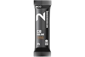 Neversecond C30 Fuel Bar, Fast-Absorbing Carbs, Never2 C30 Fuel Bars for Performance & Endurance Nutrition for Triathlons, Cycling, Running & Endurance Training