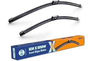 ICEXSNOW 24"+19" Wiper Blades Replacement for Volkswagen VW Jetta 2011-2019 Passat 2012-2018 CC 2013-2017 Quiet and Durable Stable All-Season Windshield Wiper Blades