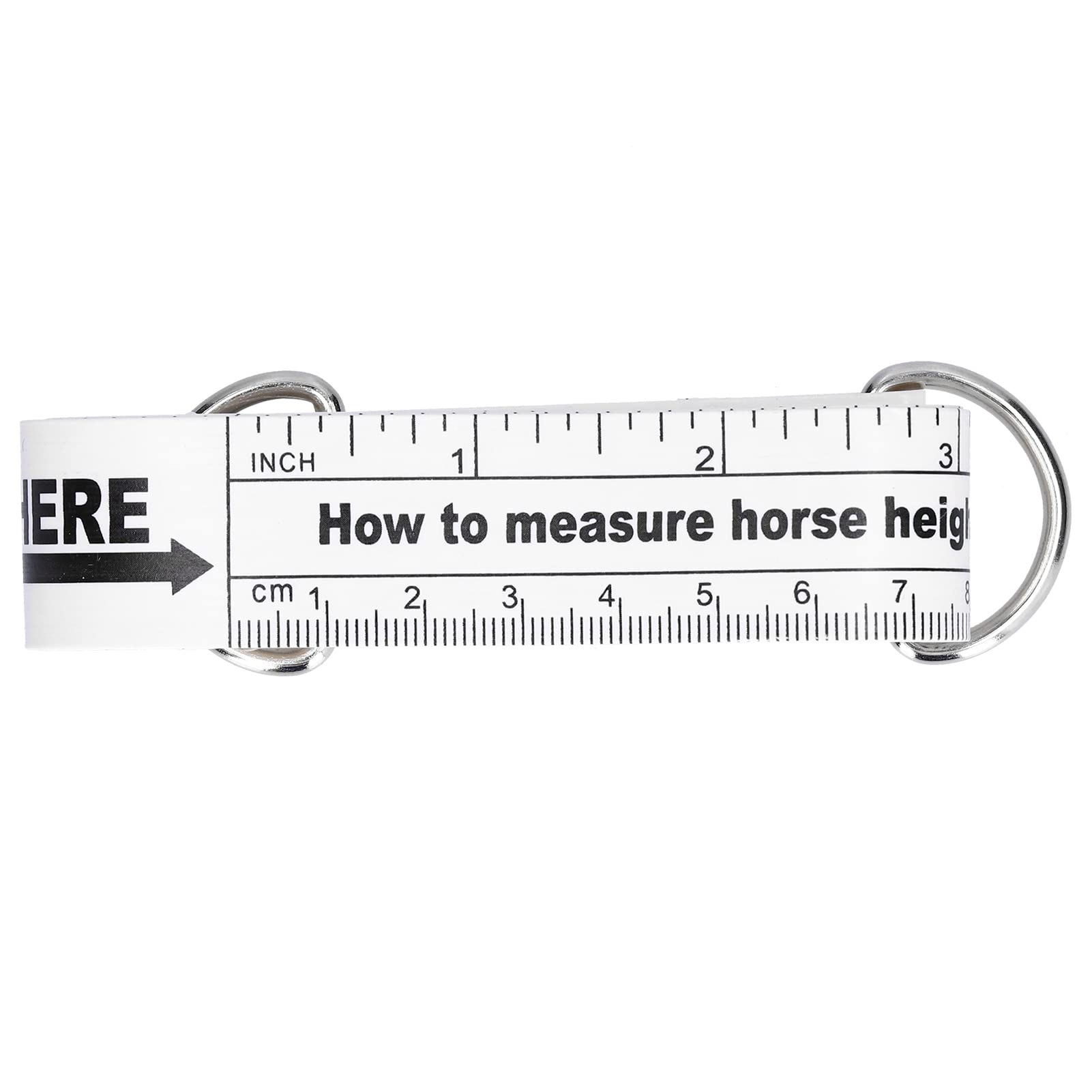 QITERSTAR Horse Tape, 242cm Multifunctional Foldable Bust Measuring Horse Measuring Stick Double Sided Chart Portable Horse Weight Tape for Animal Husbandry Farm
