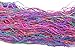 Premium Handmade Recycled Multicolor Sari Silk Yarn by Darn Good Yarn | Multi-Colored Handspun Silk Yarn for Knitting Weaving or Crocheting Fabric | 100 Gram, 90 Yard