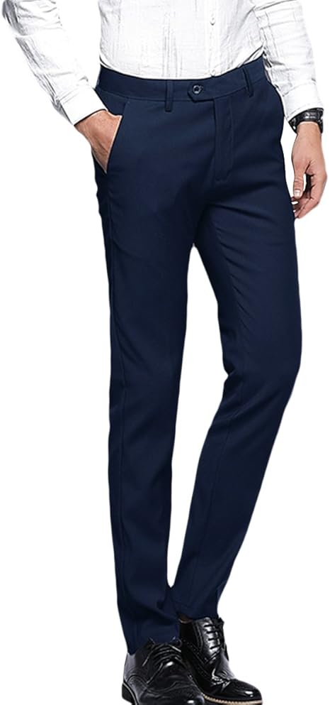 Hommes Pantalons De Costume Formels Business Pantalon Bureau