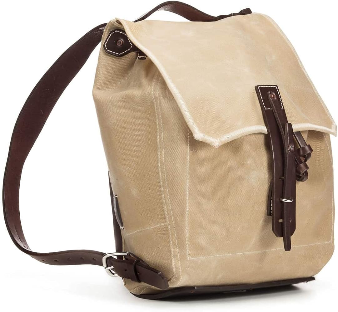 simple leather backpack