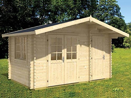 Amazon Com Bzbcabins Com Walnut5 Log Cabin Kit Home Improvement