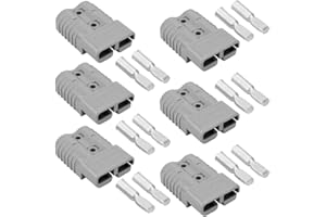 ANCHImsr kit 175 Amp Quick Disconnect Connector Plug for Jumper Cable in Traction System Recovery Winch (6PCS 1/0 AWG)