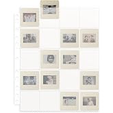Photomyne Protective Photo Pages &ndash; 10 Pack, Holds 200 Slides Total | Acid-Free Protection for Lifelong Preservation