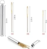 WILLBOND 12 Pieces Large Eye Blunt Sewing Needles Tapestry Set view 3