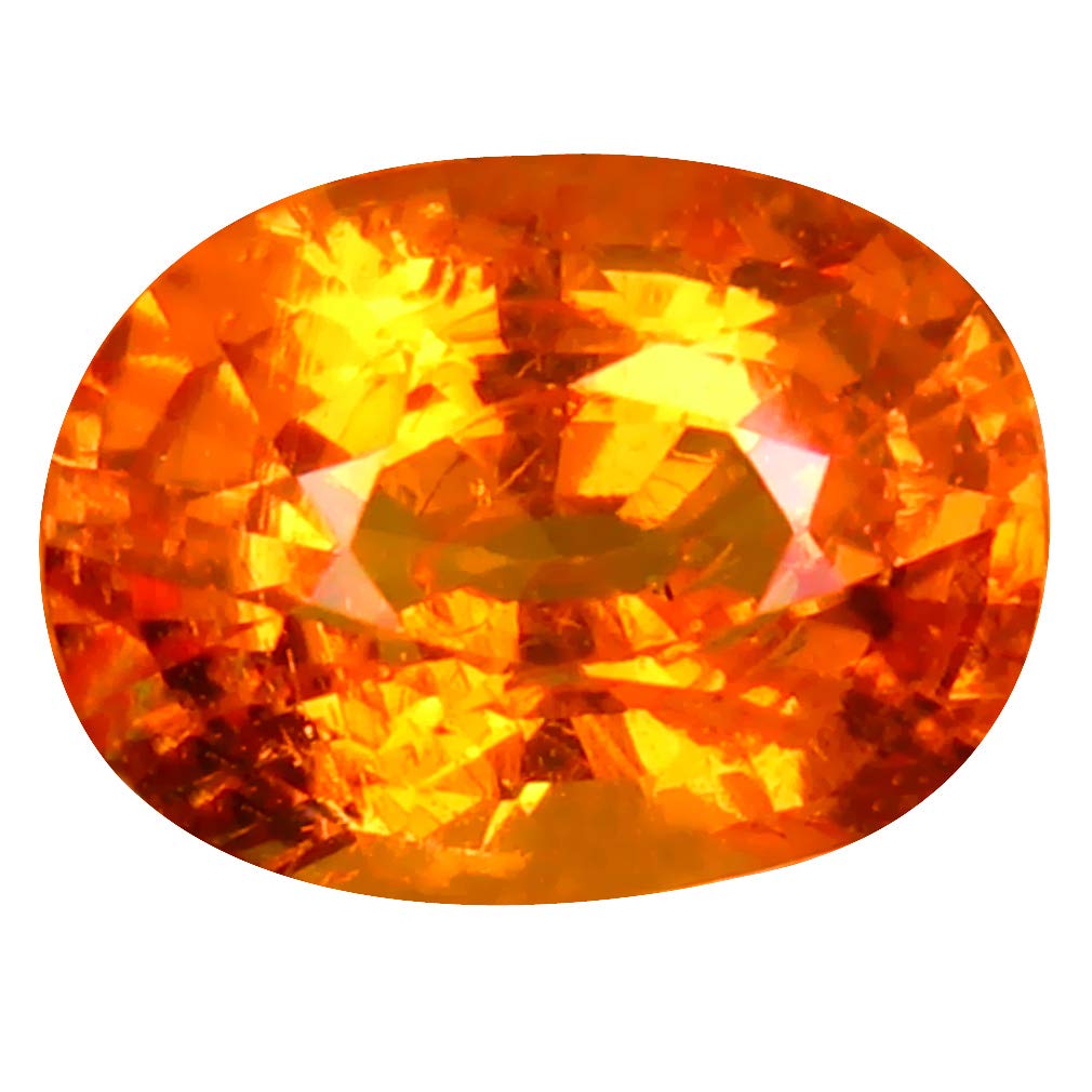 1.81 ct Oval Cut (8 x 6 mm) Namibian Fanta Orange Spessartine Natural Loose Gemstone