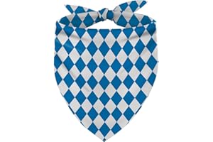 RAINLEMON Oktoberfest Dog Bandana Rustic German Bavarian Beer Pet Puppy Collar Scarf Costume